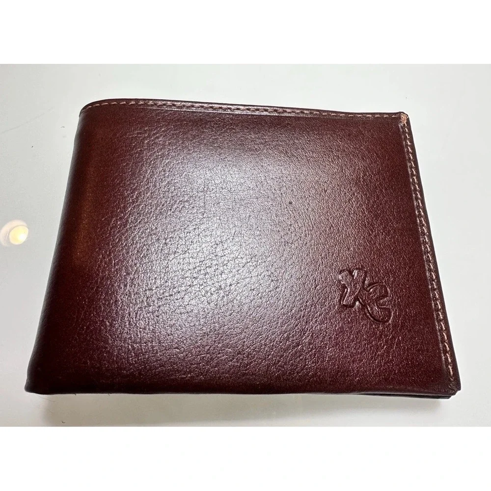 Brown XAYWAR COLLECTION Men's Leather Wallet Card Holder